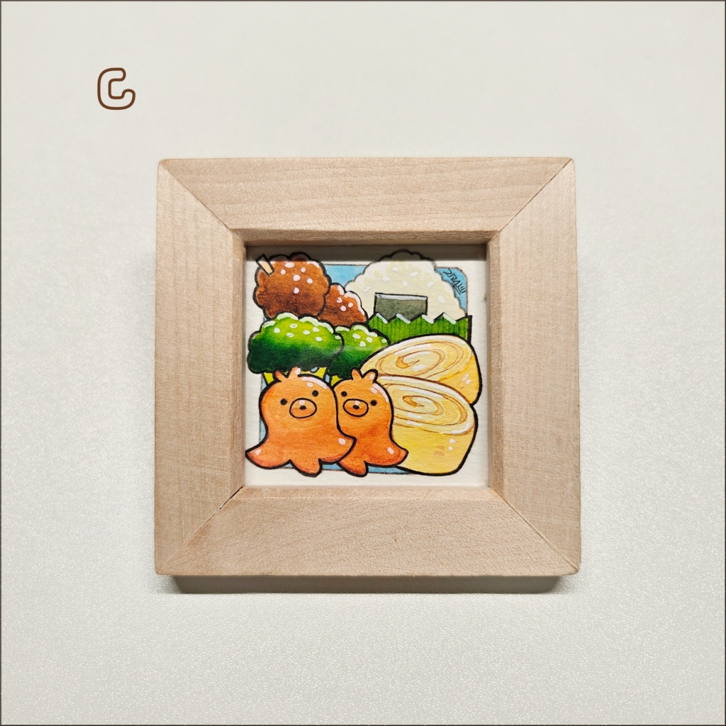 【ミニ原画】ちいさいおべんとう