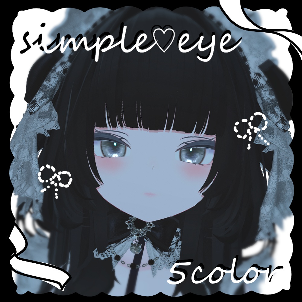 【5color】simple♡eye