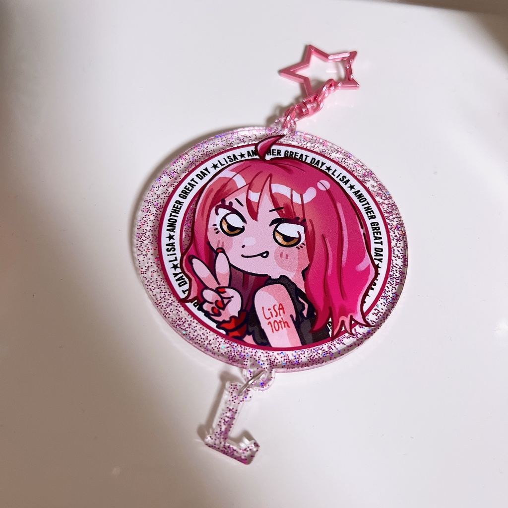 LiSA キラキラアクキー