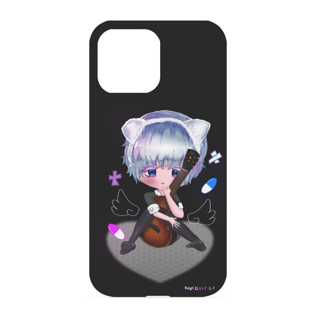 病みかわ iPhoneケース ねいくん