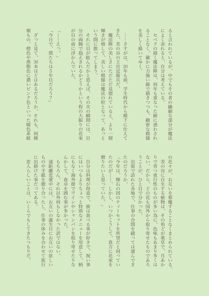 Happy Birthday セベク×ジャミル短編集6