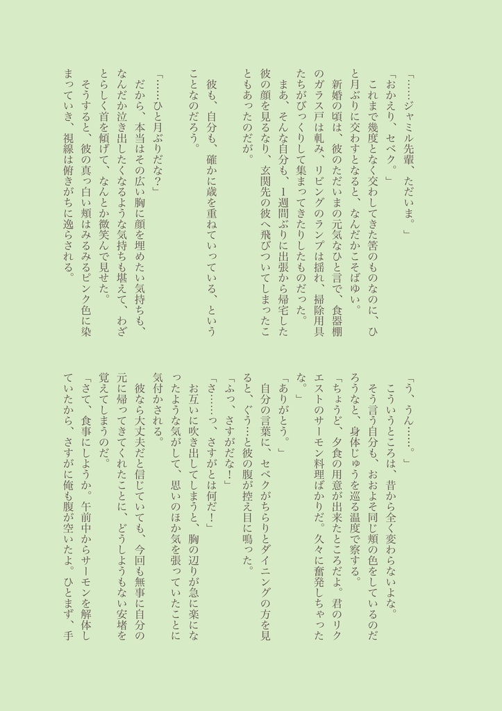 Happy Birthday セベク×ジャミル短編集6