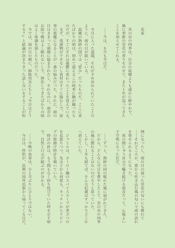 Happy Birthday セベク×ジャミル短編集6