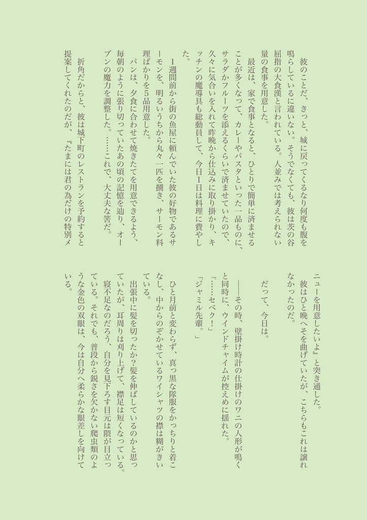 Happy Birthday セベク×ジャミル短編集6