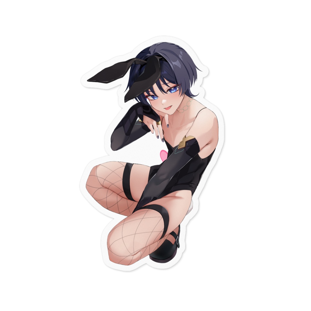 bunny scaramouche sticker