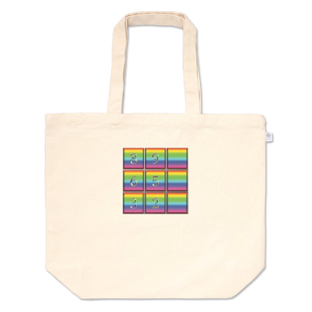 綺麗なナンプレのような画像のあるトートバッグ！