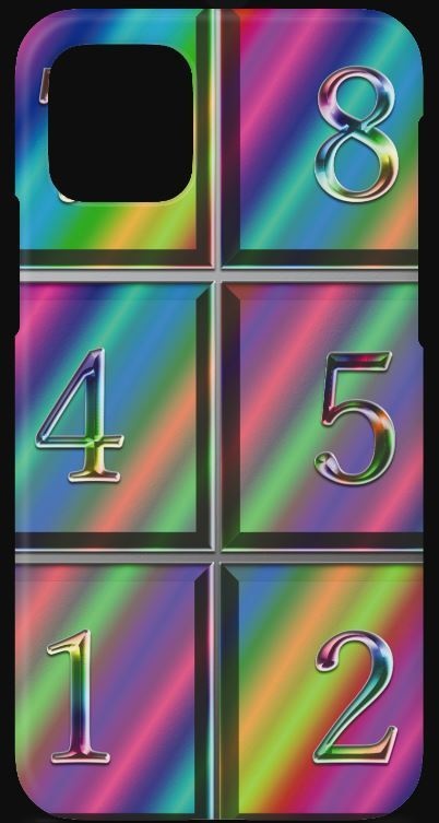 iPhone 11 pro ケース!ネオン風のグラデーションが美しい♪(側面あり)