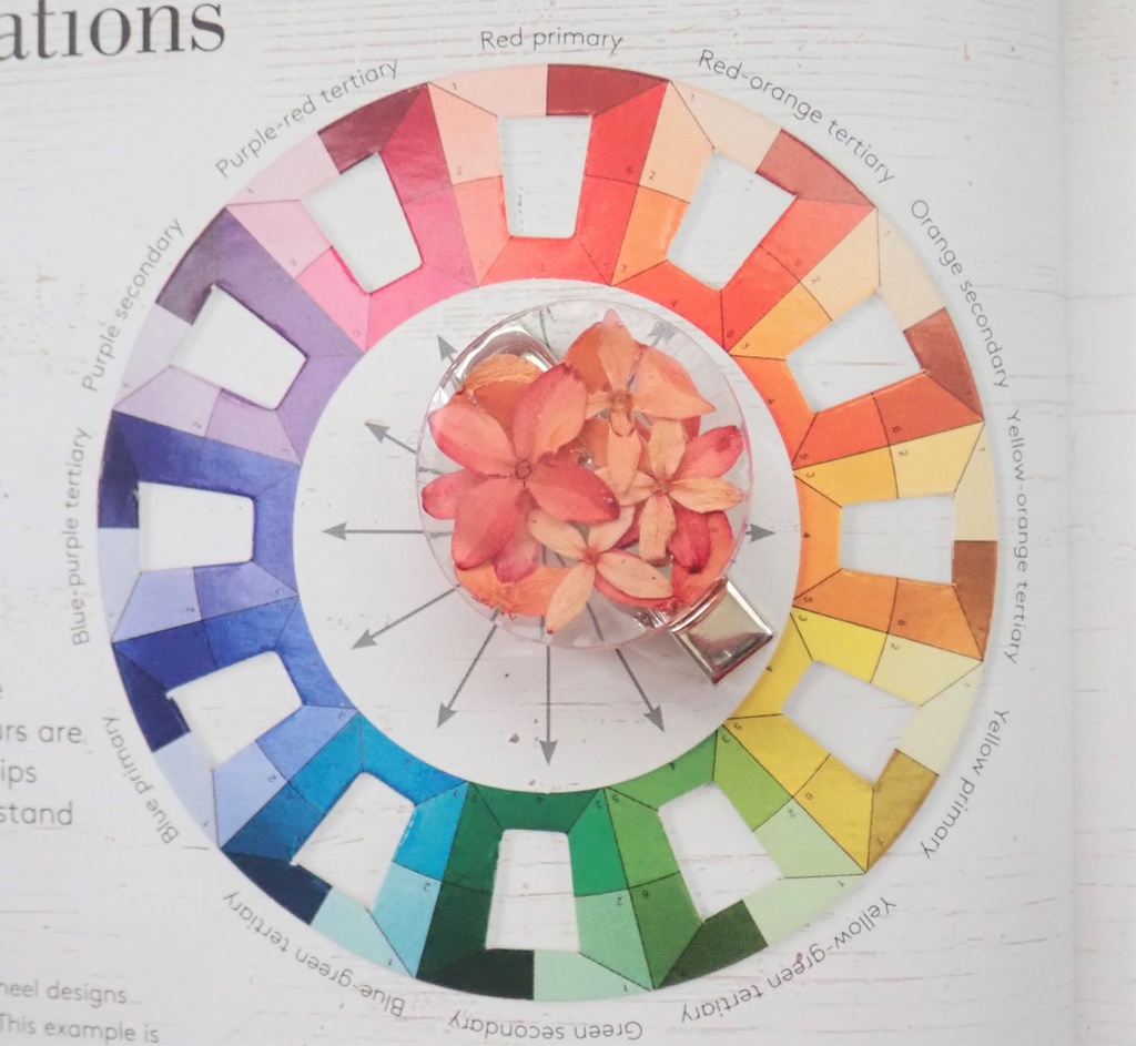 サンタンカのヘアクリップ