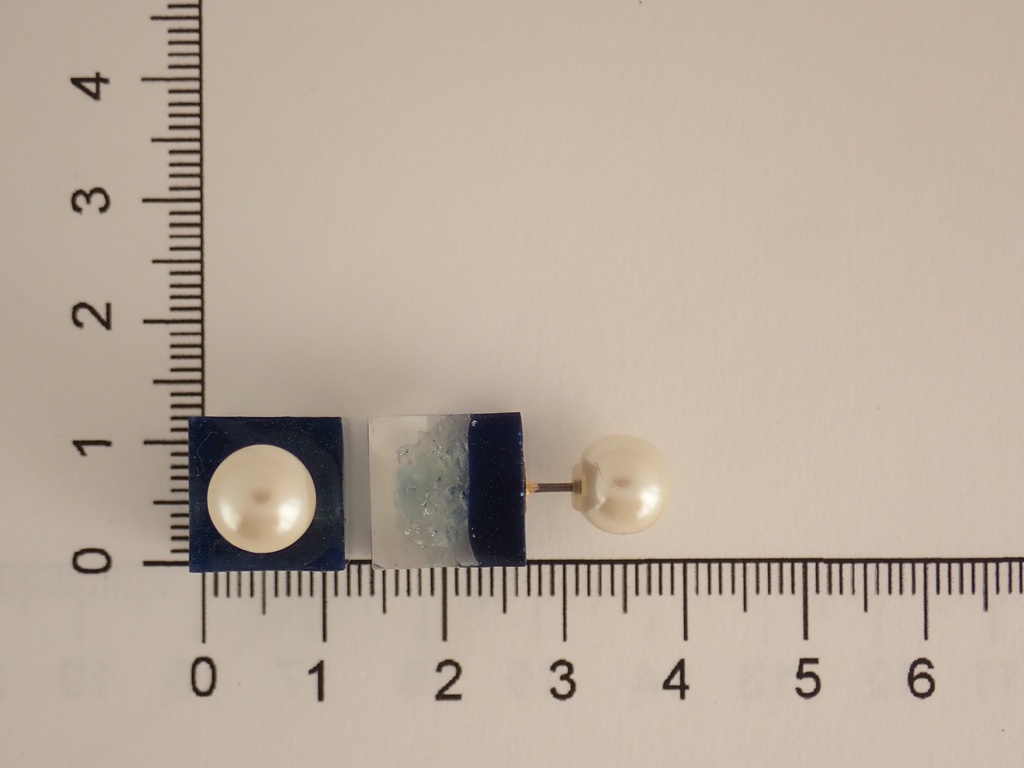 エヴァーラスティング ピアス ベービブルー✕マリンブルー