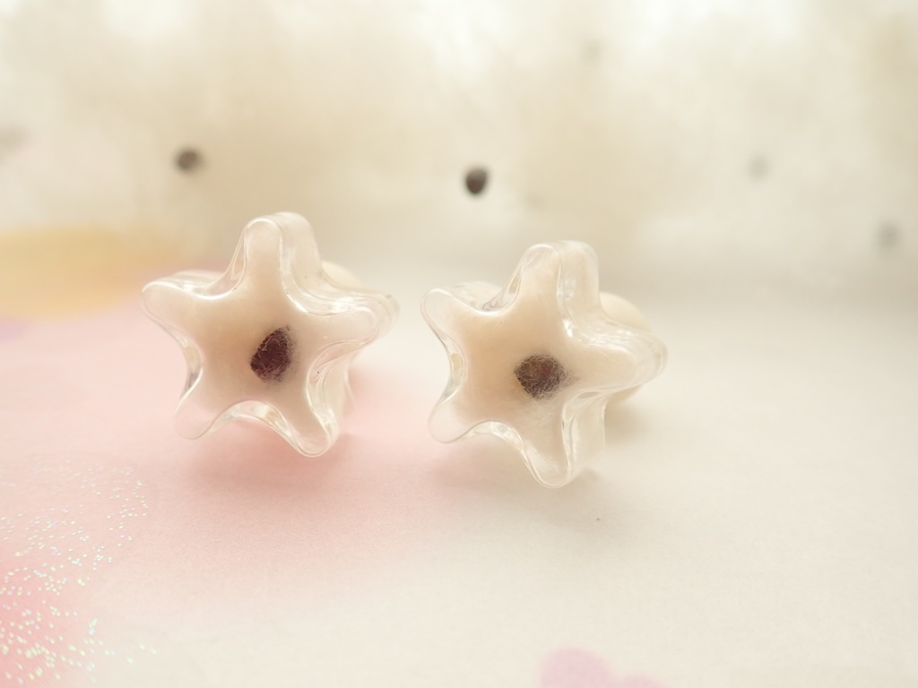 英雄樹のタネ スター ピアス パールキャッチ