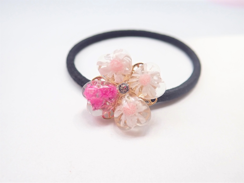 花宝石 小さな幸福 ヘアゴム