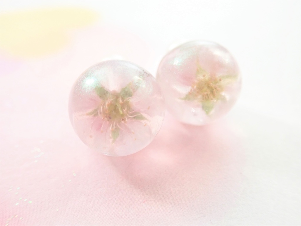啓翁桜 パールキャッチ 一粒ピアス