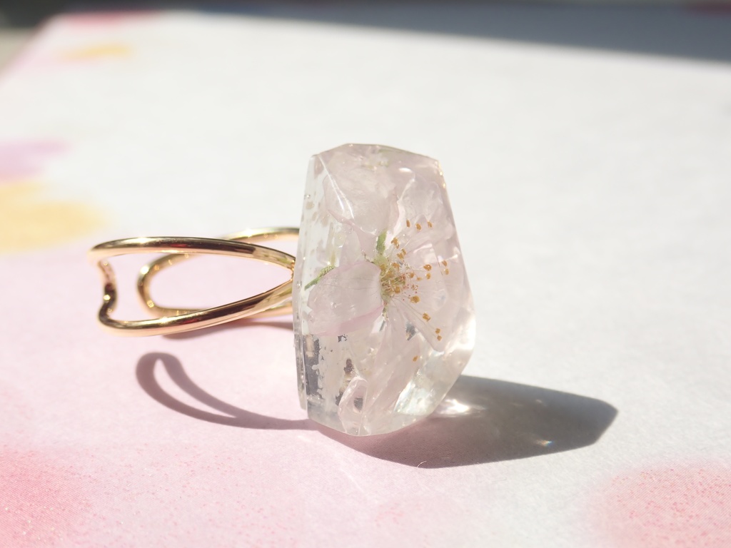 啓翁桜宝石 リング