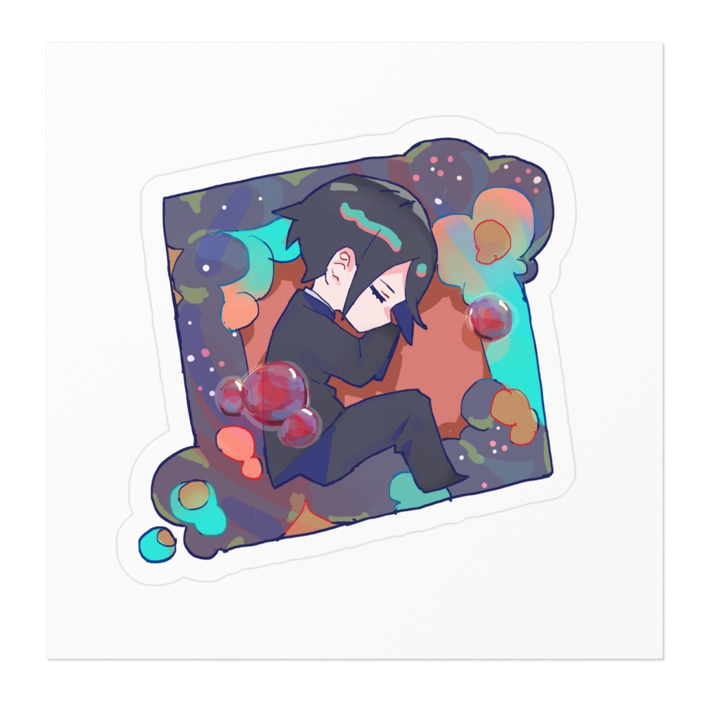 ステッカー/見ざる