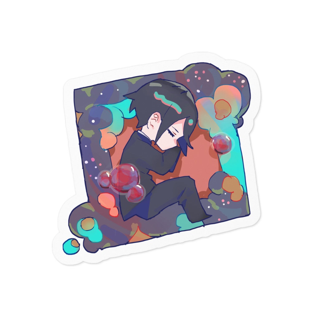 ステッカー/見ざる