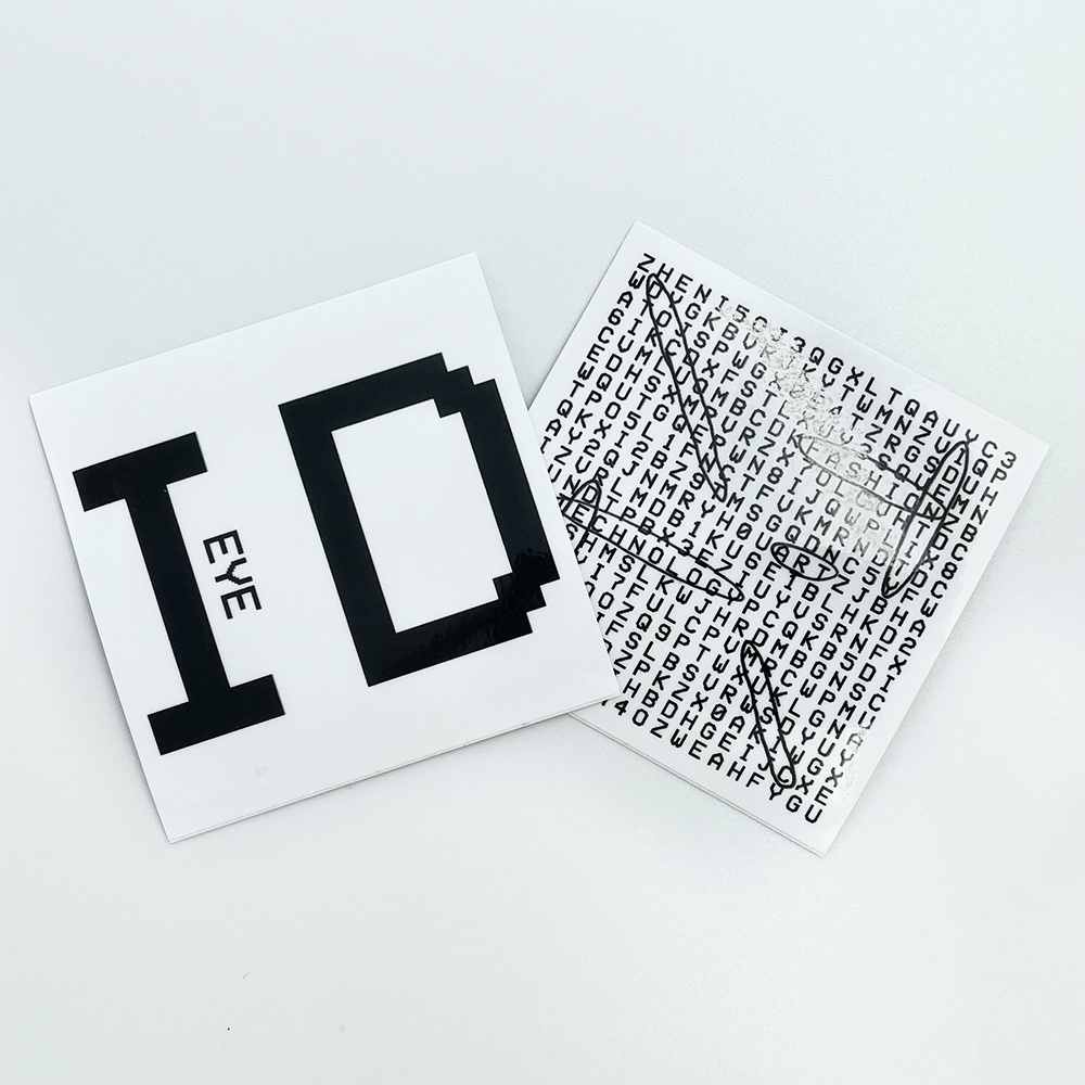 2nd Exhibition"ID" Sticker (2枚組)