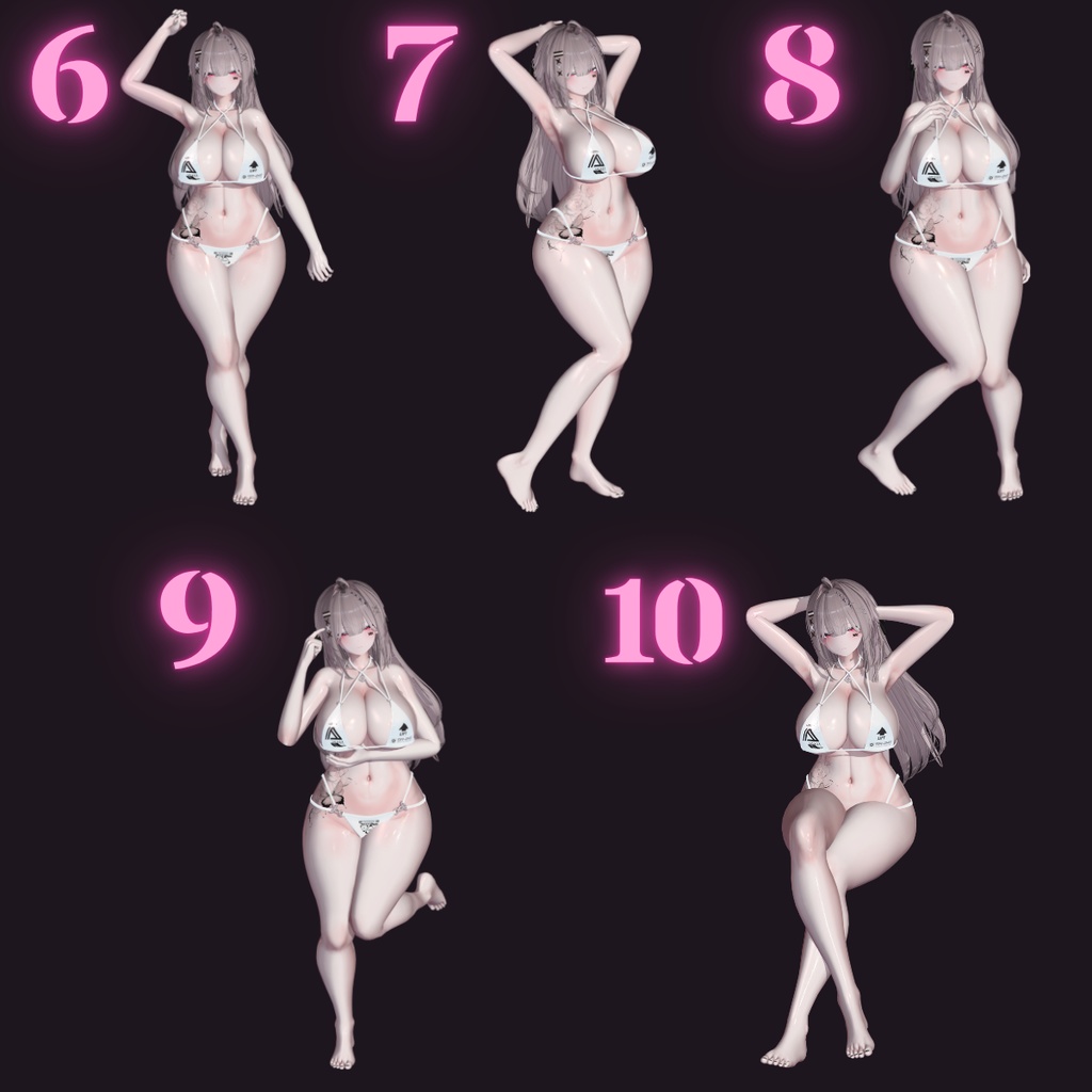 自撮り用ポーズセット  ~40teypes pose set~