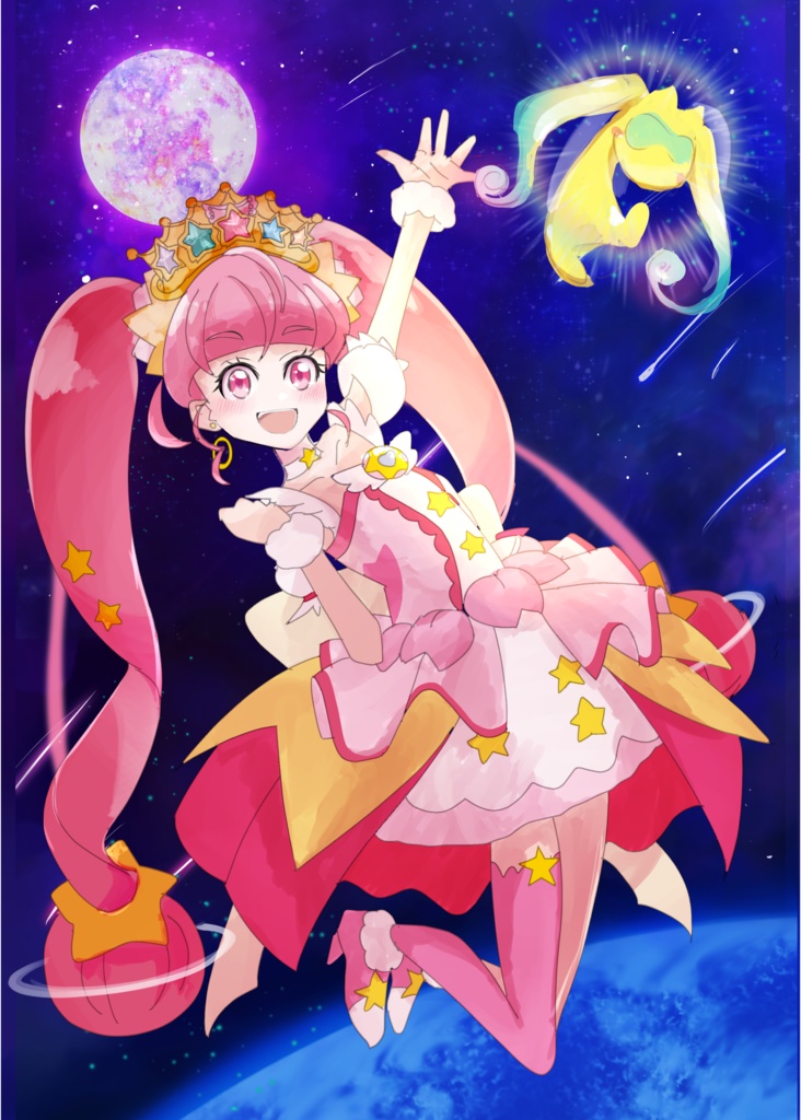 【リクエストお題の豆色紙付き!】スタプリ&ひろプリ&過去イラストまとめ本