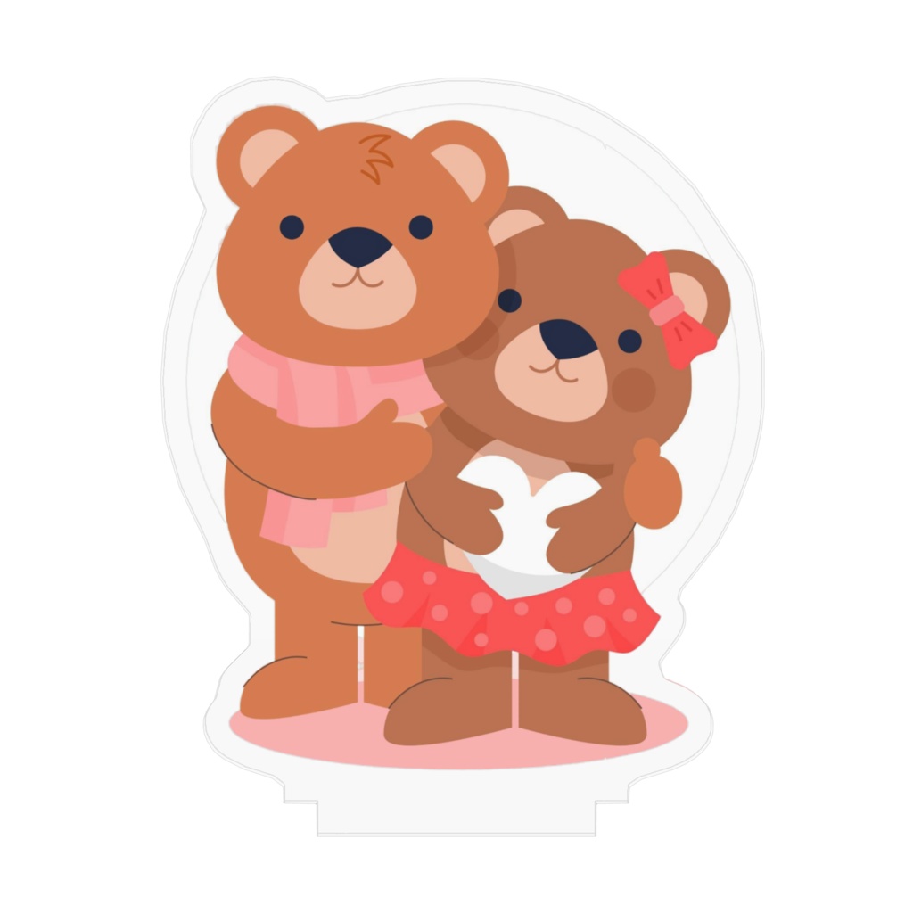 Figura acrílica bear