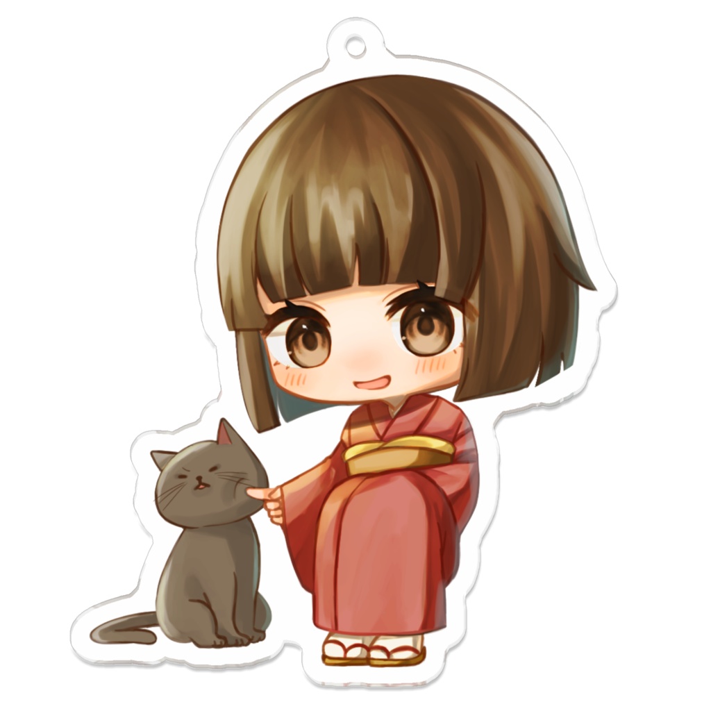 座敷童子キーホルダー