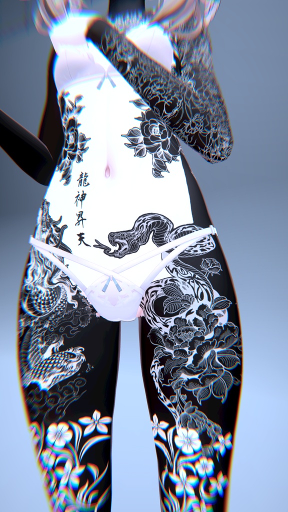 Black out japanese Tattoo Manuka 「マヌカ」 缩略图 6