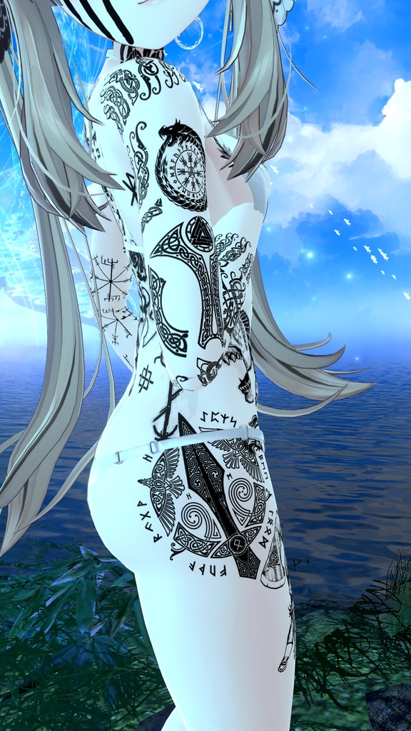 Nordic Viking Warrior Manuka Tattoo 「マヌカ」 / 北欧のバイキング戦士マヌカのタトゥー