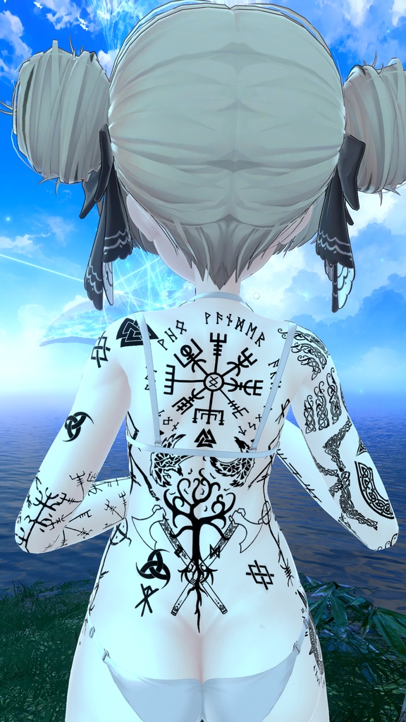Nordic Viking Warrior Manuka Tattoo 「マヌカ」 / 北欧のバイキング戦士マヌカのタトゥー