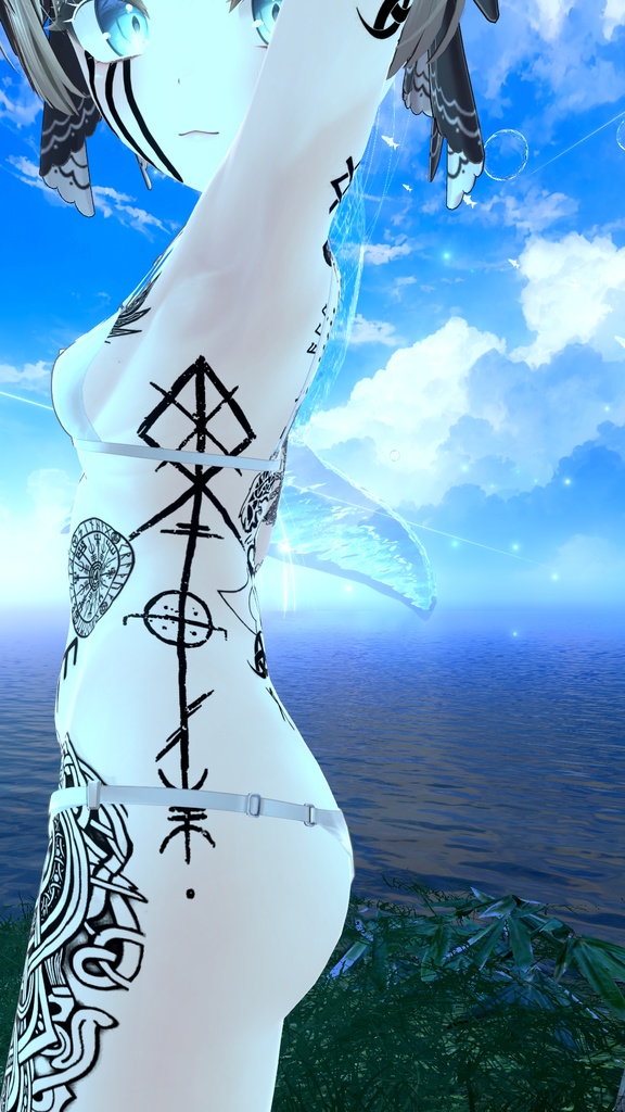Nordic Viking Warrior Manuka Tattoo 「マヌカ」 / 北欧のバイキング戦士マヌカのタトゥー