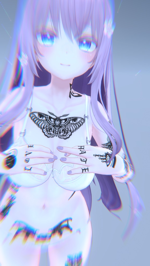 Basic Bitch Tattoo Moe「萌」/基本ビッチタトゥー萌え