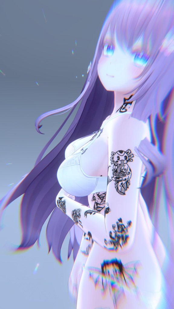 Basic Bitch Tattoo Moe「萌」/基本ビッチタトゥー萌え