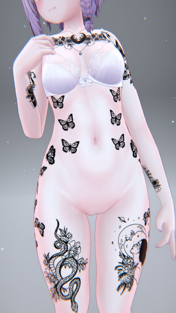 🦋Girly Tattoo Moe「萌」/ ガーリータトゥー萌え🦋