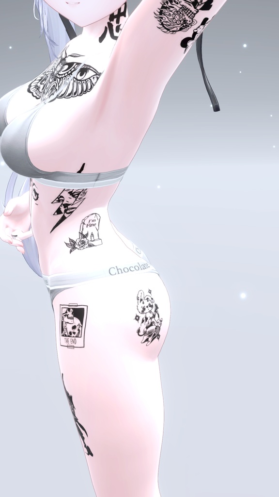 Basic Bitch Sio Tattoo / 基本的なビッチ Sio タトゥー
