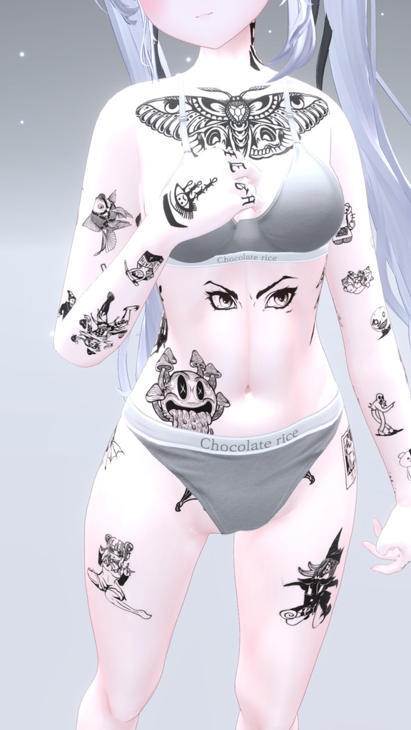 Basic Bitch Sio Tattoo / 基本的なビッチ Sio タトゥー