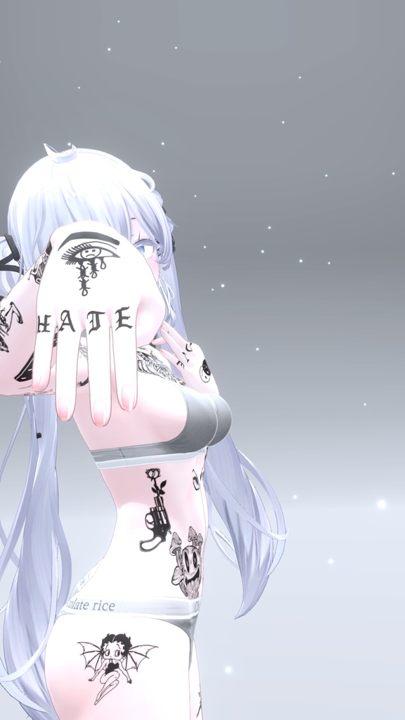 Basic Bitch Sio Tattoo / 基本的なビッチ Sio タトゥー