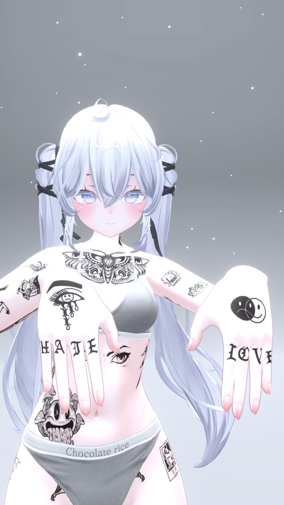 Basic Bitch Sio Tattoo / 基本的なビッチ Sio タトゥー
