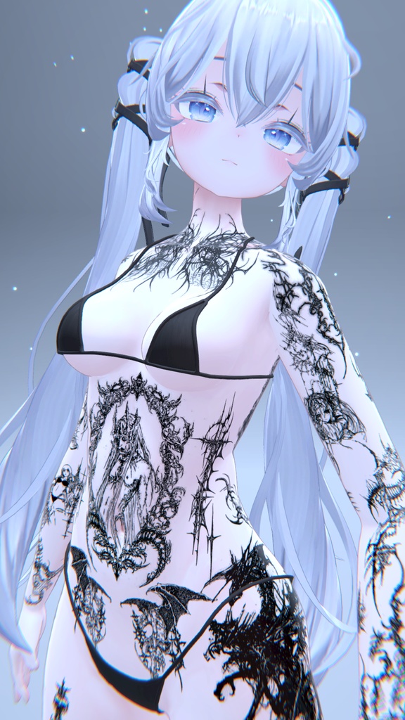 Angel CyberSigilim Sio Tattoo / エンジェルサイバーシギリムSioタトゥー
