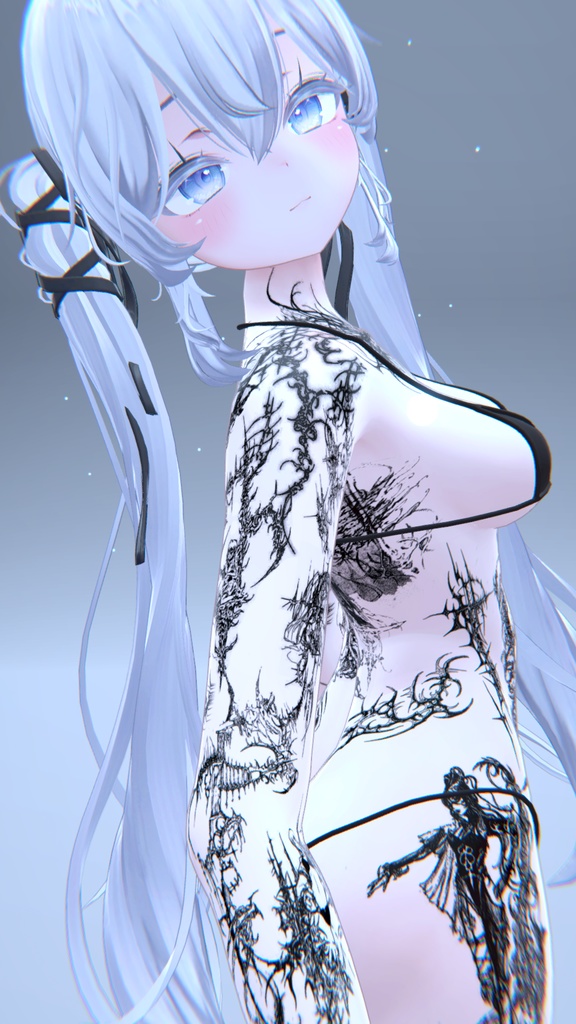 Angel CyberSigilim Sio Tattoo / エンジェルサイバーシギリムSioタトゥー