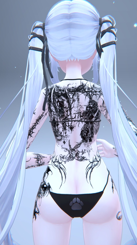 Angel CyberSigilim Sio Tattoo / エンジェルサイバーシギリムSioタトゥー