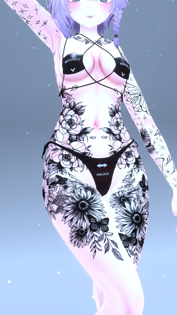 💅Girly 2.0 Moe Tattoo「萌」/ ガーリー2.0 萌えタトゥー💅