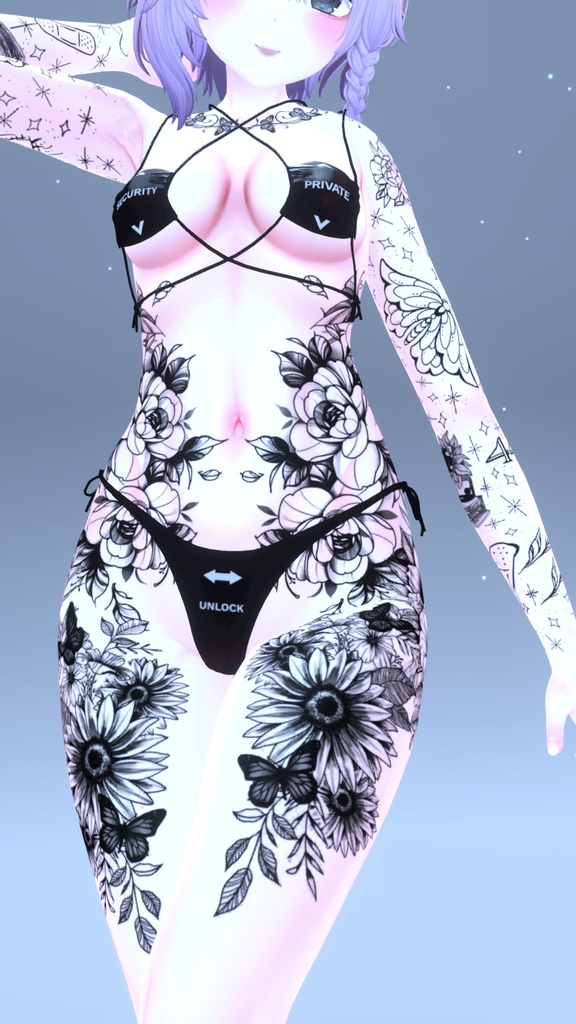 💅Girly 2.0 Moe Tattoo「萌」/ ガーリー2.0 萌えタトゥー💅