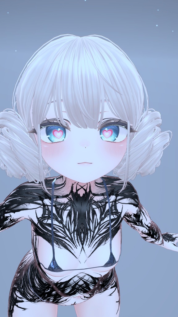 ✡😈Manuka GothicDevil Tattoo MatCap/ マヌカ ゴシック デビル タトゥー マットキャップ✡😈