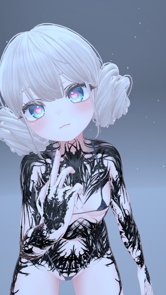 ✡😈Manuka GothicDevil Tattoo MatCap/ マヌカ ゴシック デビル タトゥー マットキャップ✡😈