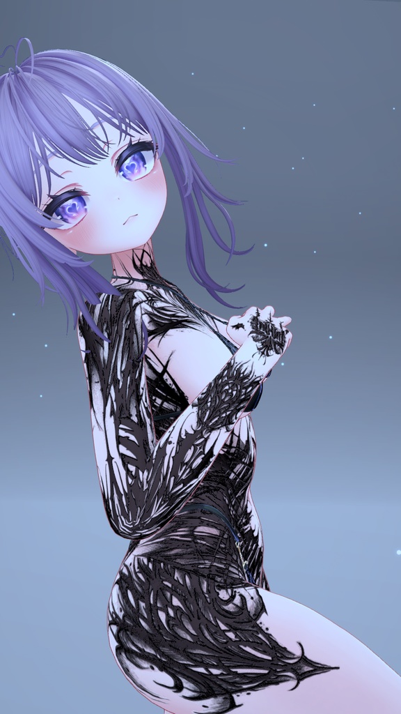 ✡😈Airi GothicDevil Tattoo NormalMap / あいり ゴシック 悪魔 タトゥー ノーマルマップ✡😈