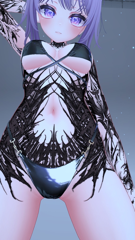 ✡😈Airi GothicDevil Tattoo NormalMap / あいり ゴシック 悪魔 タトゥー ノーマルマップ✡😈