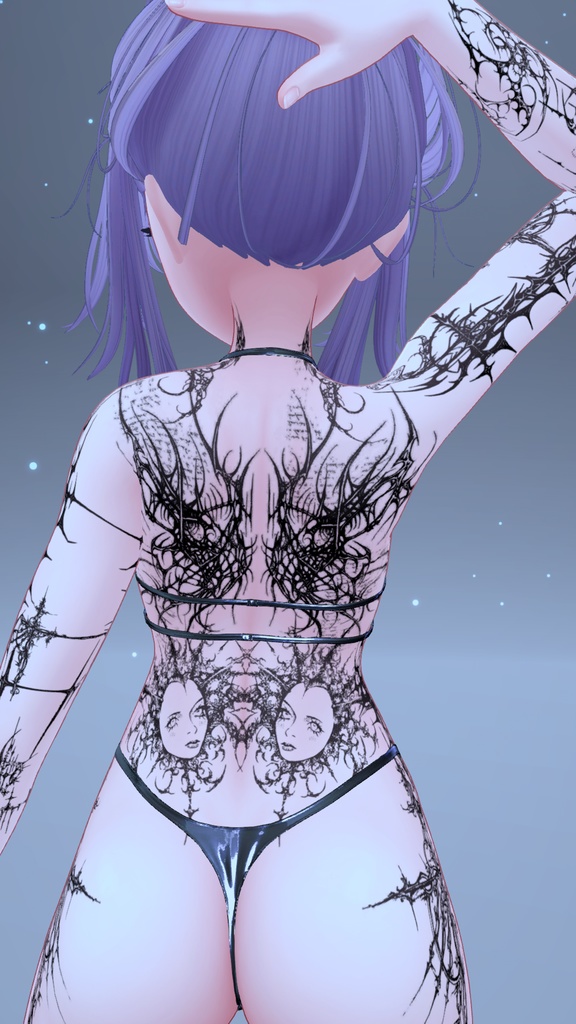 💀Angel Cybersigilism AIRI Tattoo / エンジェルサイバーシジリズムAIRIタトゥー💀