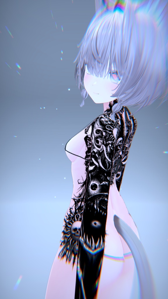 🩸✡Black Sun Ritual Tattoo Pack /ブラックサンリチュアルタトゥーパック 7 Avatars✡🩸