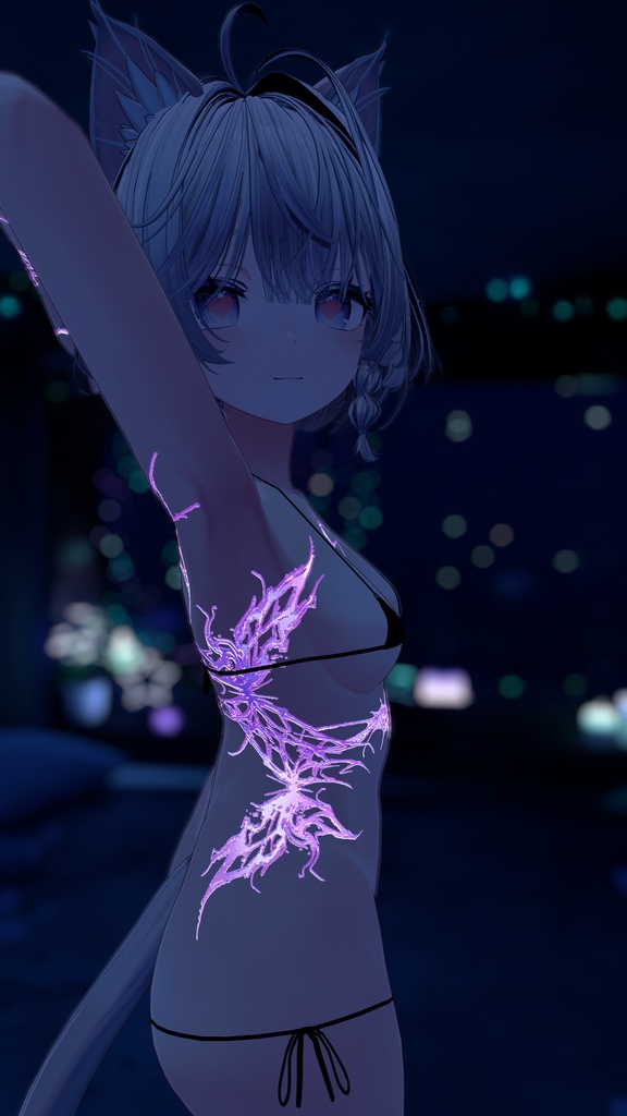 🐉Amethyst Dragon Tattoo Pack / アメジストドラゴンタトゥーパック🐉