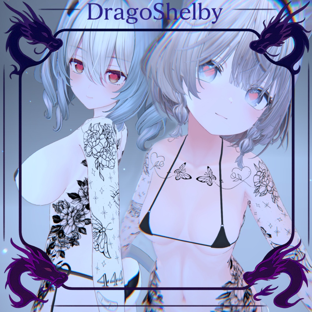 🌻🌺Girly 2.0 Tattoo Pack / ガーリー 2.0 タトゥーパック 🌻🌺