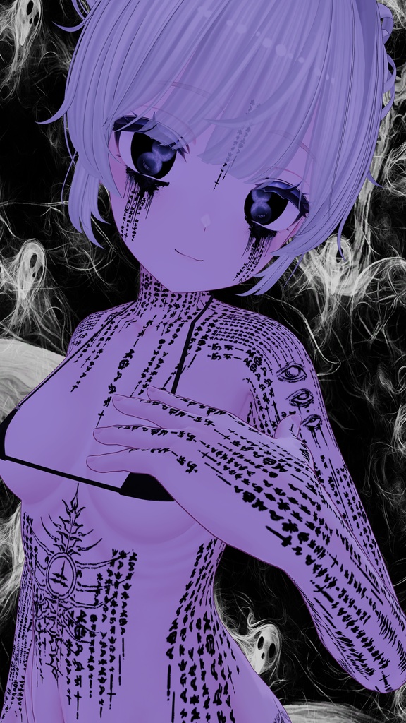 🔮🃏Arcane Witch Tattoo Pack/ アーケインウィッチタトゥーパック🔮🃏-TATTOO+MakeUp+Eyes Texture