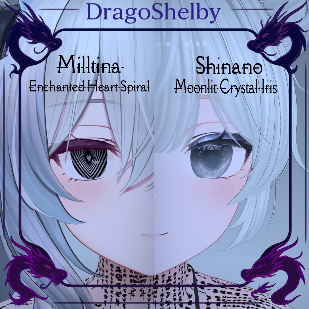 🌑໑Enchanted Heart Spiral & Moonlit Crystal Iris Texture Pack Eyes / エンチャンテッドハートスパイラル＆ムーンリットクリスタルアイリステクスチャーパックアイズ໑🌑